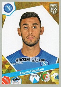 Sticker Faouzi Ghoulam - FIFA 365: 2017-2018 - Panini