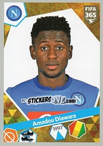 Sticker Amadou Diawara - FIFA 365: 2017-2018 - Panini