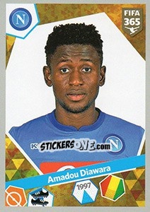 Figurina Amadou Diawara - FIFA 365: 2017-2018 - Panini