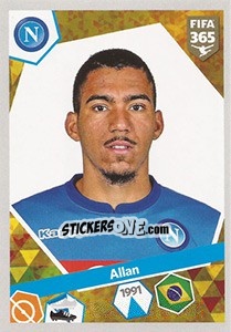 Sticker Allan - FIFA 365: 2017-2018 n. 353 - Panini