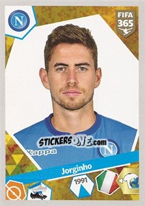 Sticker Jorginho - FIFA 365: 2017-2018 n. 354 - Panini