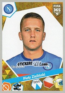 Sticker Piotr Zieliński - FIFA 365: 2017-2018 - Panini