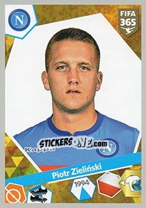 Sticker Piotr Zieliński - FIFA 365: 2017-2018 n. 356 - Panini
