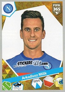 Sticker Arkadiusz Milik - FIFA 365: 2017-2018 n. 359 - Panini