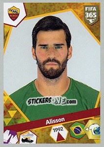 Sticker Alisson - FIFA 365: 2017-2018 n. 365 - Panini