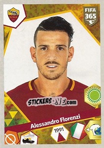 Sticker Alessandro Florenzi - FIFA 365: 2017-2018 n. 373 - Panini