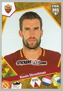 Sticker Kevin Strootman - FIFA 365: 2017-2018 - Panini