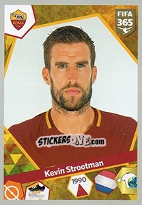 Sticker Kevin Strootman - FIFA 365: 2017-2018 n. 376 - Panini
