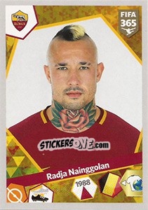 Sticker Radja Nainggolan - FIFA 365: 2017-2018 n. 378 - Panini