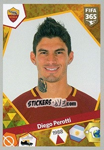 Sticker Diego Perotti - FIFA 365: 2017-2018 - Panini