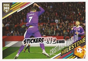 Sticker Cristiano Ronaldo - FIFA 365: 2017-2018 n. 384 - Panini