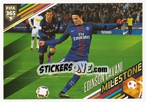 Sticker Edinson Cavani - FIFA 365: 2017-2018 n. 385 - Panini