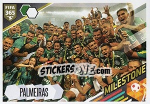 Sticker Palmeiras Record - FIFA 365: 2017-2018 n. 388 - Panini