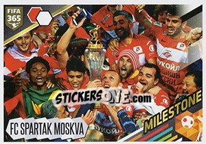 Sticker FC Spartak Moskva 10th Title - FIFA 365: 2017-2018 n. 390 - Panini