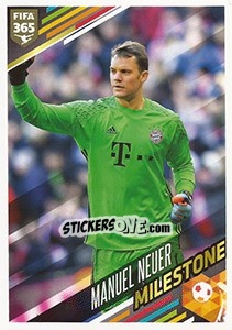 Sticker Manuel Neuer - FIFA 365: 2017-2018 n. 393 - Panini