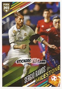Sticker Sergio Ramos - FIFA 365: 2017-2018 n. 394 - Panini