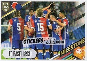 Sticker FC Basel 1893 20th Title - FIFA 365: 2017-2018 n. 395 - Panini
