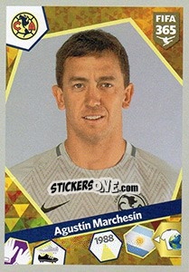 Figurina Agustín Marchesín - FIFA 365: 2017-2018 - Panini