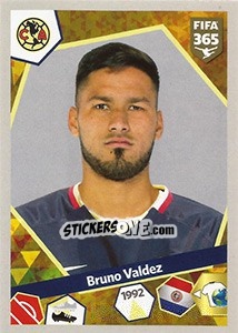 Sticker Bruno Valdez - FIFA 365: 2017-2018 n. 402 - Panini