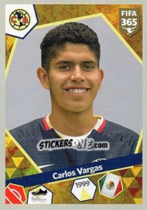 Sticker Carlos Vargas - FIFA 365: 2017-2018 n. 404 - Panini
