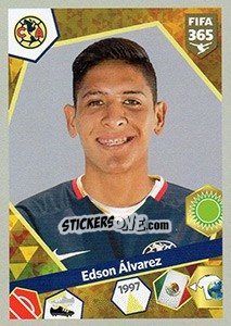 Sticker Edson Álvarez - FIFA 365: 2017-2018 n. 405 - Panini