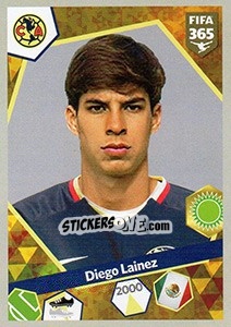 Sticker Diego Lainez - FIFA 365: 2017-2018 - Panini
