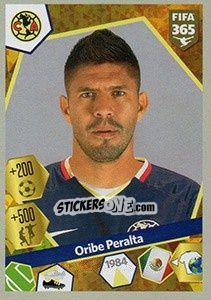 Sticker Oribe Peralta - FIFA 365: 2017-2018 n. 416 - Panini