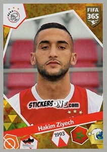 Sticker Hakim Ziyech - FIFA 365: 2017-2018 n. 425 - Panini