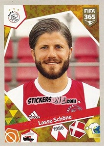 Sticker Lasse Schöne - FIFA 365: 2017-2018 - Panini