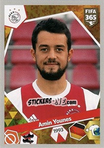 Sticker Amin Younes - FIFA 365: 2017-2018 n. 428 - Panini
