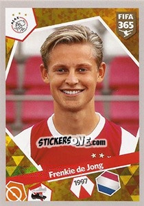 Sticker Frenkie De Jong - FIFA 365: 2017-2018 - Panini