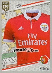 Figurina SL Benfica - Shirt - FIFA 365: 2017-2018 - Panini