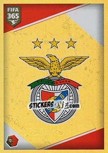 Cromo SL Benfica - Logo - FIFA 365: 2017-2018 - Panini