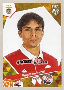 Sticker Filip Krovinovic - FIFA 365: 2017-2018 n. 444 - Panini