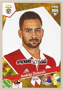 Sticker Andrija Živkovic - FIFA 365: 2017-2018 n. 451 - Panini