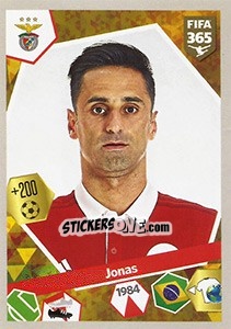 Sticker Jonas - FIFA 365: 2017-2018 n. 453 - Panini