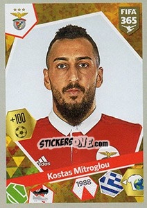 Sticker Kostas Mitroglou - FIFA 365: 2017-2018 - Panini