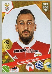 Cromo Kostas Mitroglou - FIFA 365: 2017-2018 n. 454 - Panini