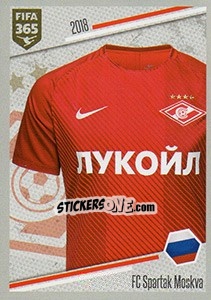 Figurina FC Spartak Moskva - Shirt - FIFA 365: 2017-2018 - Panini