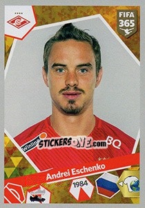 Sticker Andrei Eschenko - FIFA 365: 2017-2018 - Panini