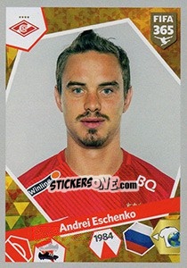 Sticker Andrei Eschenko - FIFA 365: 2017-2018 n. 463 - Panini