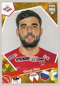 Sticker Georgi Dzhikiya - FIFA 365: 2017-2018 n. 464 - Panini