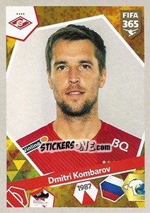 Sticker Dmitri Kombarov - FIFA 365: 2017-2018 n. 465 - Panini