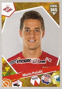 Sticker Mario Pašalic - FIFA 365: 2017-2018 n. 466 - Panini