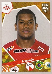 Cromo Fernando - FIFA 365: 2017-2018 n. 467 - Panini