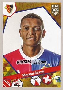Cromo Manuel Akanji - FIFA 365: 2017-2018 - Panini