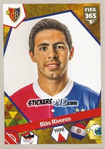 Sticker Blás Riveros - FIFA 365: 2017-2018 n. 484 - Panini