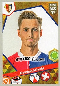 Sticker Dominik Schmid - FIFA 365: 2017-2018 n. 485 - Panini