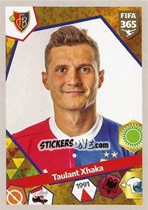 Sticker Taulant Xhaka - FIFA 365: 2017-2018 n. 488 - Panini