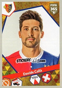 Sticker Davide Callà - FIFA 365: 2017-2018 n. 492 - Panini